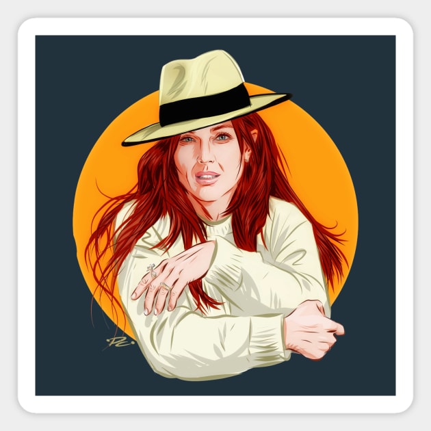 Julianne Moore - An illustration by Paul Cemmick Magnet by PLAYDIGITAL2020